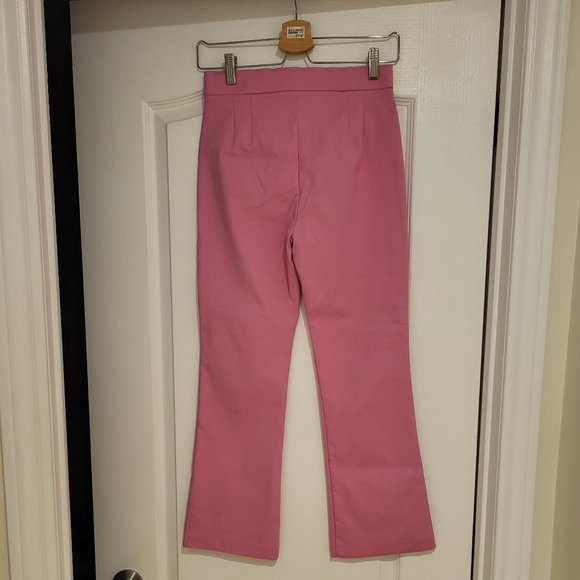 ZARA PINK FLARE PANTS - Picture 3 of 5
